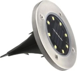 Intratuin LED Solar Grondspotjes D 12 H 14 Cm
