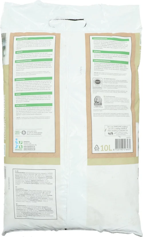Intratuin Binnenplantengrond Turfvrij Bio 10 L 5 Intratuin Binnenplantengrond Turfvrij Bio 10 L -Tuinplanten Winkel 8720196416431 2