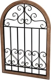 Intratuin Tuinspiegel Zwart 80 X 2,7 X 120 Cm