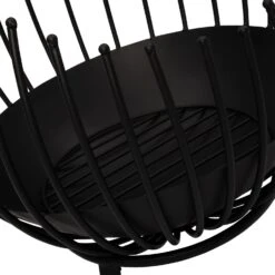 Intratuin Vuurkorf Vlam Zwart D 49 H 80 Cm -Tuinplanten Winkel 8720196489503 1