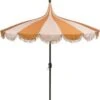 In The Mood Collection Parasol Rissy Oranje / Wit 30+UV D 220 Cm -Tuinplanten Winkel 8720362959854 0