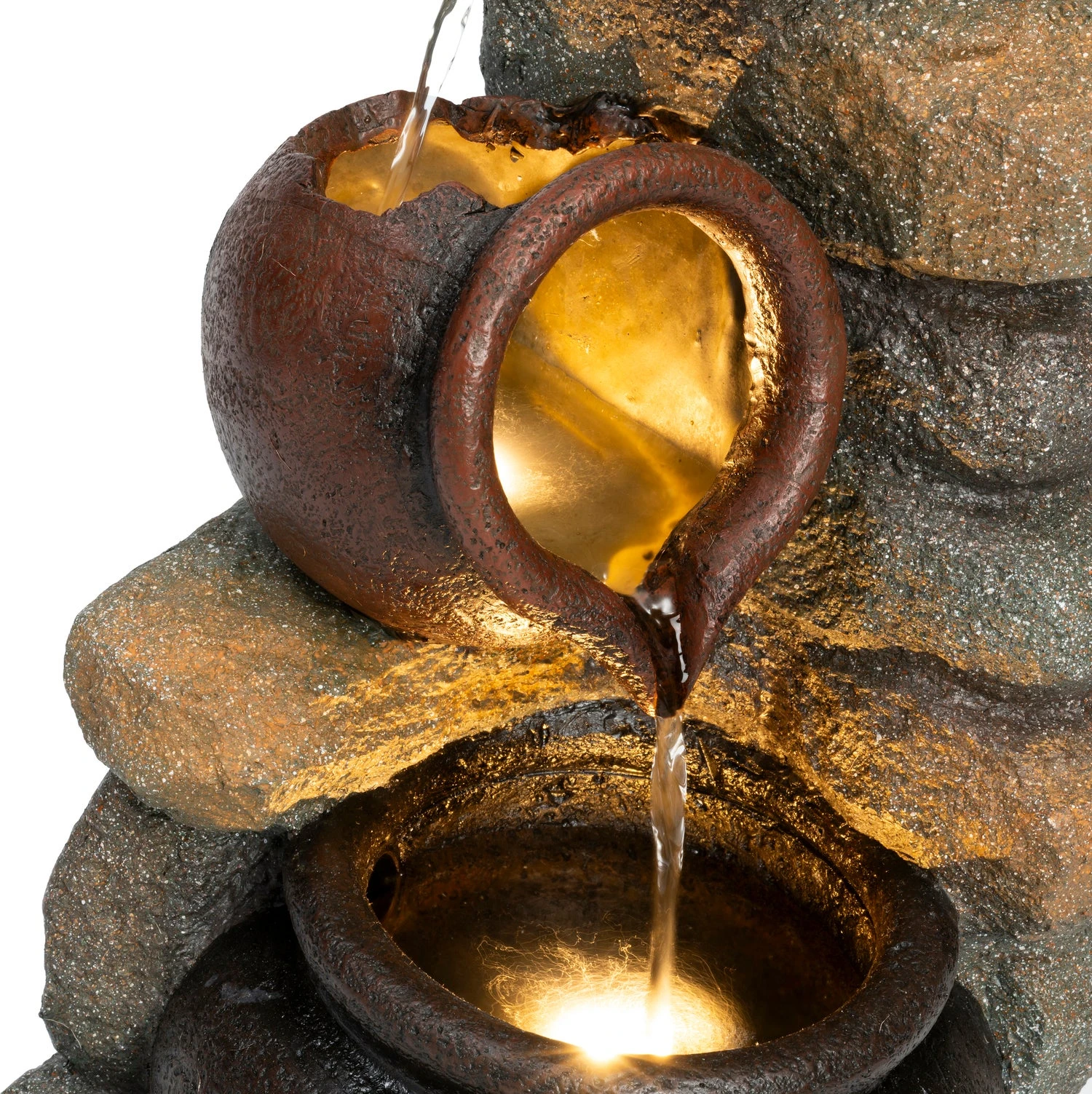 Intratuin Waterornament Raf Grijs 28 X 25 X 48 Cm 5 Intratuin Waterornament Raf Grijs 28 X 25 X 48 Cm - Afbeelding 3