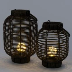 Intratuin Solar Windlicht Grijs D 17 H 21 Cm -Tuinplanten Winkel 8720879136144 2