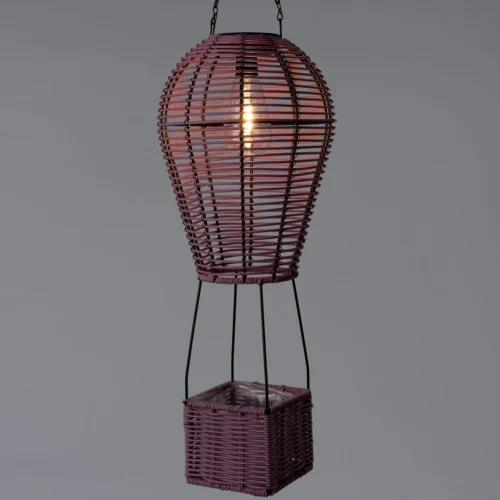 Intratuin Solar Hanglamp Paars D 23 H 56 Cm -Tuinplanten Winkel 8720879136212 2