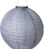 Intratuin Solar Lampion Bari Grijs D 35 H 33 Cm -Tuinplanten Winkel 8720879136359 0