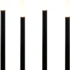Luca Lighting Solar Staande Buitenlamp Zwart D 3 H 61 Cm 4 Stuks -Tuinplanten Winkel 8720983090554 0