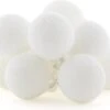 Cotton Ball Lights Lichtsnoer White Starter Kit Wit 7,4 M Met 20 Lampen -Tuinplanten Winkel 8852310627406 0 1