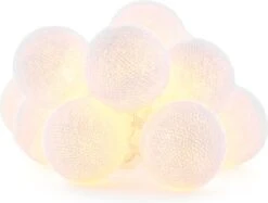 Cotton Ball Lights Lichtsnoer White Starter Kit Wit 7,4 M Met 20 Lampen 6 Cotton Ball Lights Lichtsnoer White Starter Kit Wit 7,4 M Met 20 Lampen -Tuinplanten Winkel 8852310627406 2