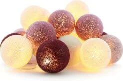 Cotton Ball Lights Lichtsnoer Berry Extension Kit Roze/rood 2,4 M Met 20 Lampen -Tuinplanten Winkel 8852310627659 2